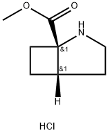 RAC-METHYL (1R,5R)-2-AZABICYCLO[3.2.0]HEPTANE-1-CARBOXYLATE HYDROCHLORIDE, CIS 结构式