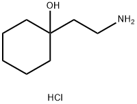 1-(2-氨基乙基)环己醇盐酸盐 结构式
