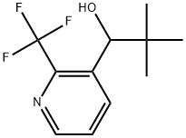 α-(1,1-Dimethylethyl)-2-(trifluoromethyl)-3-pyridinemethanol 结构式