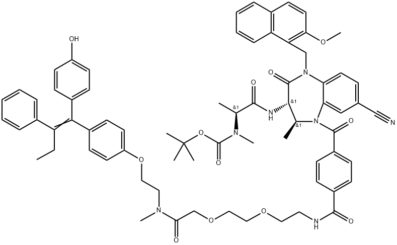 PROTAC ER Degrader-3 结构式