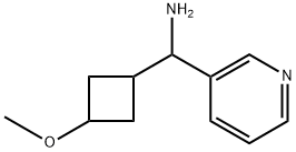 1-(3-methoxycyclobutyl)-1-(pyridin-3-yl)methanam
ine 结构式