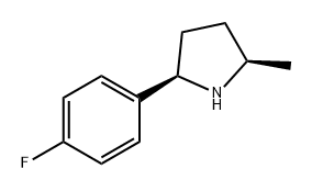 (2R,5R)-2-(4-fluorophenyl)-5-methylpyrrolidine,2162130-29-0,结构式