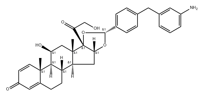 GLUCOCORTICOID RECEPTOR AGONIST-1, 2166375-82-0, 结构式