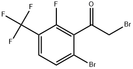 2-Bromo-1-[6-bromo-2-fluoro-3-(trifluoromethyl)phenyl]ethanone