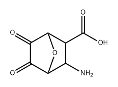 3-Amino-5,6-dioxo-7-oxabicyclo[2.2.1]heptane-2-carboxylic acid Structure