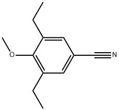 3,5-Diethyl-4-methoxybenzonitrile 结构式