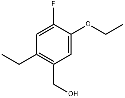5-Ethoxy-2-ethyl-4-fluorobenzenemethanol,2168368-52-1,结构式