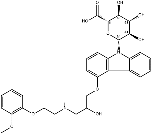 Carvedilol N-β-D-Glucuronide|Carvedilol N-β-D-Glucuronide