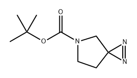 tert-Butyl 1,2,5-triazaspiro[2.4]hept-1-ene-5-carboxylate 结构式