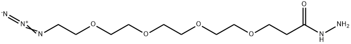 AZIDO-PEG4-HYDRAZIDE 结构式