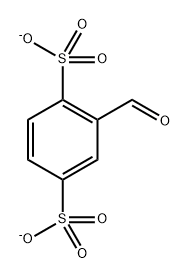 1,4-Benzenedisulfonic acid, 2-formyl-, ion(2-) Structure