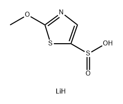 lithium(1+) ion 2-methoxy-1,3-thiazole-5-sulfinate,2171866-84-3,结构式