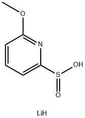 lithium(1+) ion 6-methoxypyridine-2-sulfinate 结构式