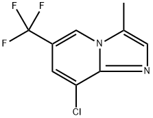 8-chloro-3-methyl-6-(trifluoromethyl)imidazo[1,2-a]pyridine Struktur