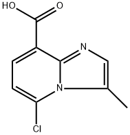 5-chloro-3-methylimidazo[1,2-a]pyridine-8-carboxylic acid Structure