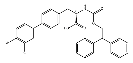 FMOC-BPH34DC-OH, 2172695-24-6, 结构式