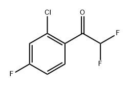 1-(2-Chloro-4-fluoro-phenyl)-2,2-difluoro-ethanone,2173086-69-4,结构式