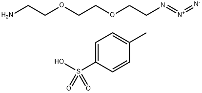 Azido-PEG2-Amine.Tos-OH Struktur