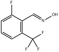 Benzaldehyde, 2-fluoro-6-(trifluoromethyl)-, oxime, [C(E)]- Structure