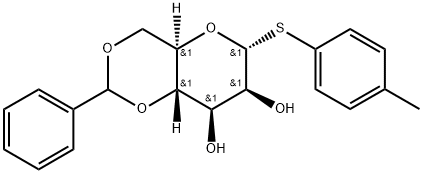 4-甲基苯基4,6-O-亚苄基-1-噻-Α-D-甘露糖, 2173297-55-5, 结构式