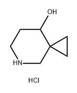 5-氮杂螺[2.5]辛烷-8-醇盐酸盐, 2174001-90-0, 结构式