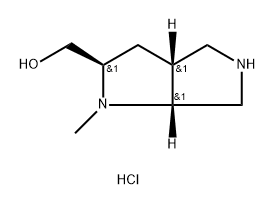RAC-[(2R,3AR,6AR)-1-METHYL-OCTAHYDROPYRROLO[2,3-C]PYRROL-2-YL]METHANOL HYDROCHLORIDE, 2174007-79-3, 结构式