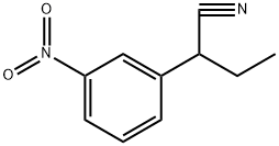 Benzeneacetonitrile, α-ethyl-3-nitro- Structure