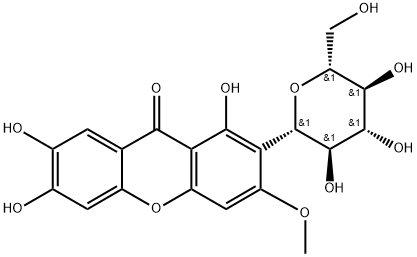 高芒果苷, 21794-66-1, 结构式