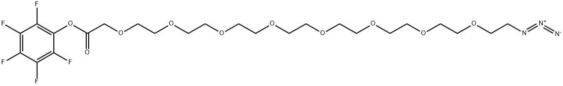 Azido-PEG8-CH2CO2-PFP, 2182601-80-3, 结构式