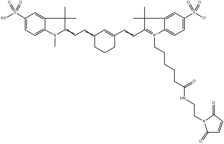 磺酸CY7 马来酰亚胺 结构式