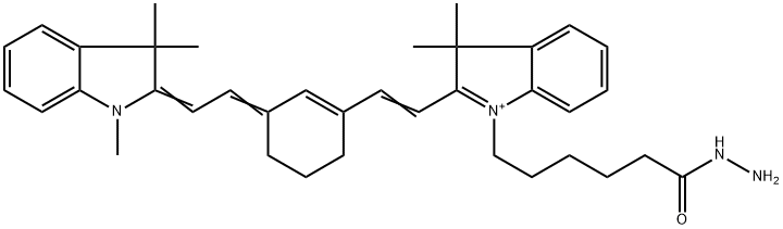 Cyanine7 hydrazide Struktur
