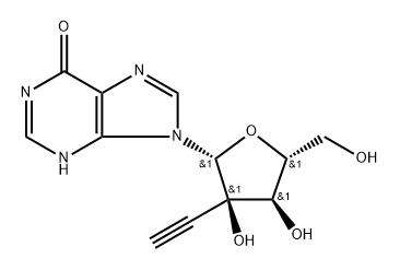 2’-beta-C-Ethynyl inosine Structure