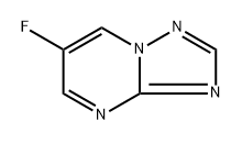 6-fluoro-[1,2,4]triazolo[1,5-a]pyrimidine Struktur
