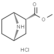 METHYL 7-AZABICYCLO[2.2.1]HEPTANE-2-CARBOXYLATE HYDROCHLORIDE, 2187426-89-5, 结构式