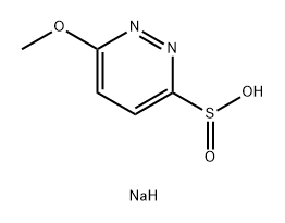 Sodium 6-methoxypyridazine-3-sulfinate 结构式
