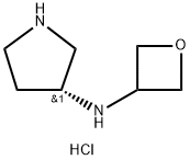 (R)-N-(氧杂环丁-3-基)吡咯烷-3-胺二盐酸盐, 2197434-15-2, 结构式