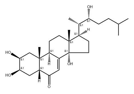 25-deoxyecdysone Struktur