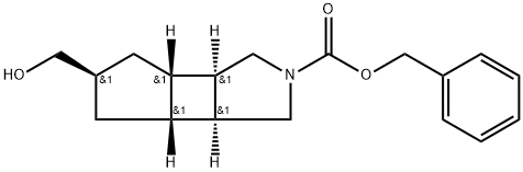 REL-((3AR,3BS,5S,6AR,6BS)-苄基5-(羟甲基)八氢环戊[3,4]环[1,2-C]吡咯-2(3BH)-羧酸盐),2202737-06-0,结构式