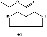 Ethyl Octahydropyrrolo[3,4-C]Pyrrole-3A-Carboxylate dihydrochloride,2206113-28-0,结构式