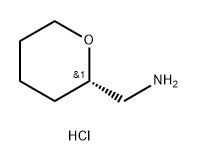(S)-(四氢-2H-吡喃-2-基)甲胺盐酸盐,2206608-25-3,结构式