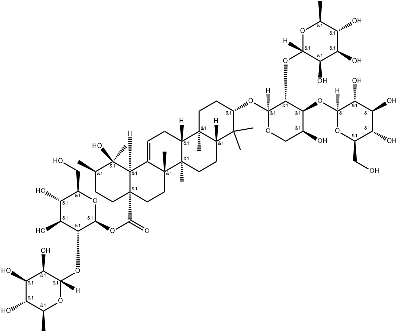 阔叶冬青苷G, 220997-51-3, 结构式
