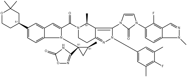 GLP-1 receptor agonist 1, 2212020-52-3, 结构式