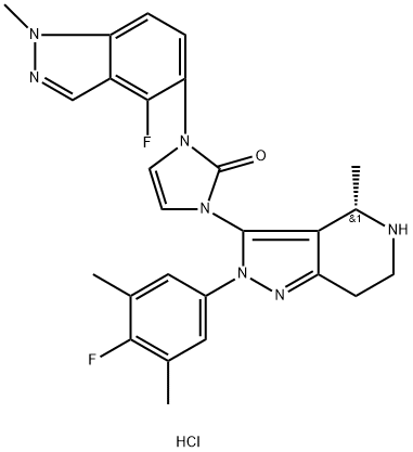 2212022-57-4 (S)-1-(4-FLUORO-1-METHYL-1H-INDAZOL-5-YL)-3-(2-(4-FLUORO-3,5-DIMETHYLPHENYL)-4-METHYL-4,5,6,7-TETRAH