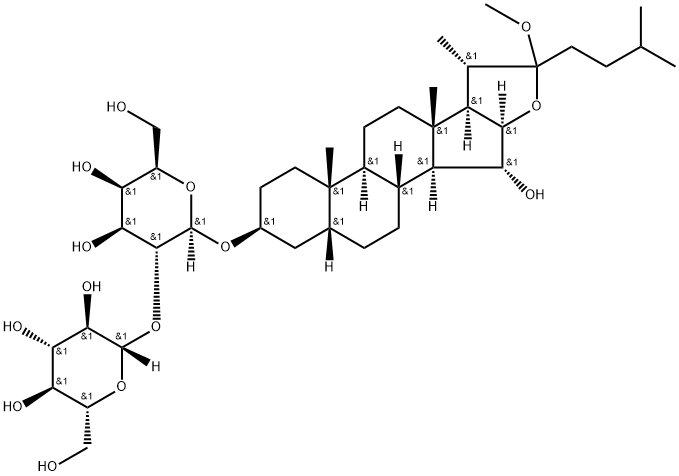 Anemarrhenasaponin-Ia Structure