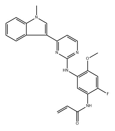 Osimertinib 2-Amide impurityQ: What is 
Osimertinib 2-Amide impurity Q: What is the CAS Number of 
Osimertinib 2-Amide impurity 化学構造式