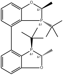 (2R,2'R,3R,3'R)-3,3'-二叔丁基-2,2'-二甲基-2,2',3,3'-四氢-4,4'-二苯并[D][1,3]氧杂磷杂环戊烯,2214207-74-4,结构式