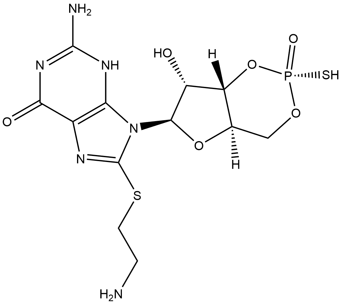 Rp-8-AET-cGMPS Structure