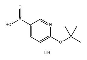 lithium(1+) ion 6-(tert-butoxy)pyridine-3-sulfinate,2219368-94-0,结构式