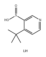lithium(1+) ion 4-tert-butylpyridine-3-sulfinate 结构式