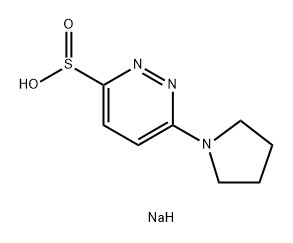 sodium 6-(pyrrolidin-1-yl)pyridazine-3-sulfinate,2219379-82-3,结构式